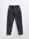 Джинсы mom fit с брючными карманами Conte Elegant CON-392, acid washed bleach, XL, 48/164, Белоснежный