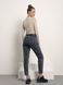 Джинсы mom fit с брючными карманами Conte Elegant CON-392, acid washed bleach, XL, 48/164, Белоснежный