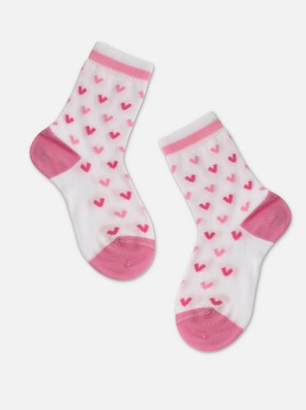 Дитячі шкарпетки з малюнками ESLI 21С-90СПЕ, Білий, 14, 21, Белый