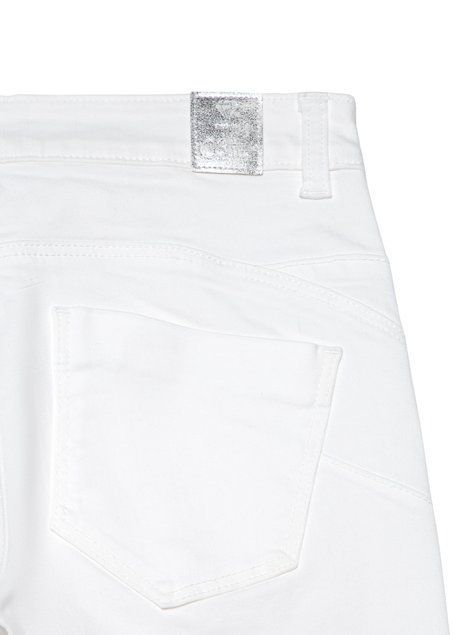 Ультракомфортные джинсы skinny "push-up" с высокой посадкой Conte Elegant CON-241 Lycra&reg;, white, S, 42/164, Белый