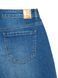 Джинсовые eco-friendly шорты A-силуэта с высокой посадкой Conte Elegant CON-199, washed mid blue, XS, 40/170, Светло-синий