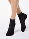 Шкарпетки жіночі Conte Elegant AJOUR (короткі, люрекс), Черный, 36-37, 36, Черный