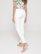 Ультракомфортные джинсы skinny "push-up" с высокой посадкой Conte Elegant CON-241 Lycra&reg;, white, S, 42/164, Белый