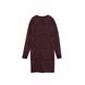 Сукня з леопардовим малюнком Conte Elegant LPL 1045, bordo leo, XS, 40/170, Бордовый